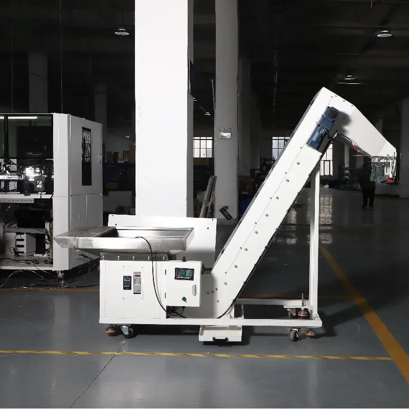 Máquina automática de contagem visual e embalagem de haste de válvula